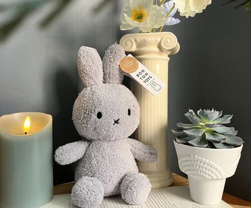 Miffy zeko plišana igračka Terry grey 33 cm