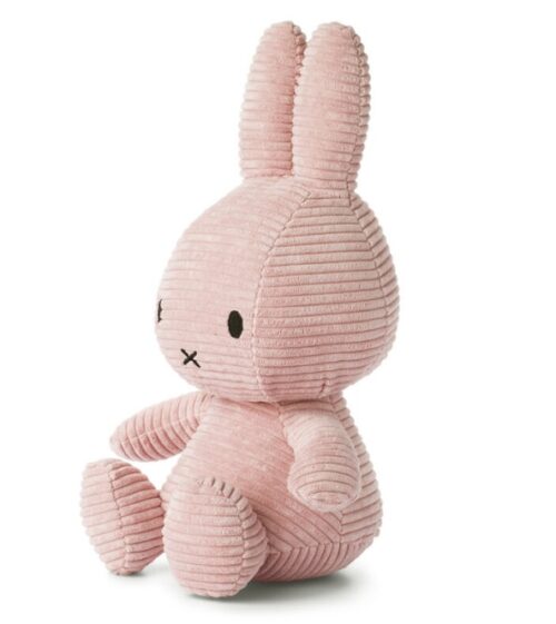 Miffy plišana igračka Corduroy pink 33cm