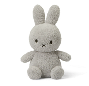 Miffy zeko plišana igračka Terry grey 33 cm