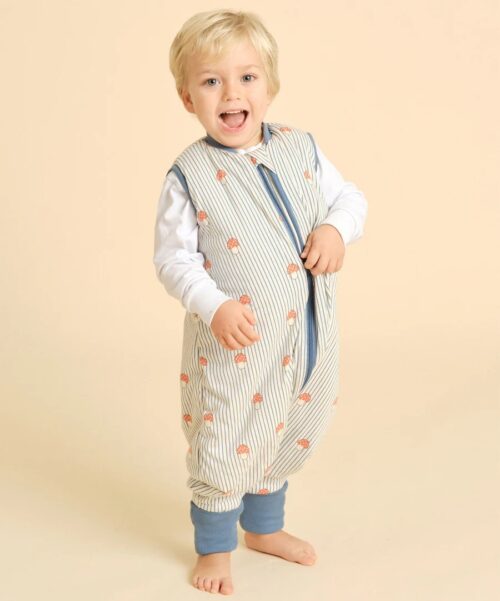 mushrooms2 molis&co vreća za spavanje sa čarapicama Mushrooms 6-7god (1 TOG)