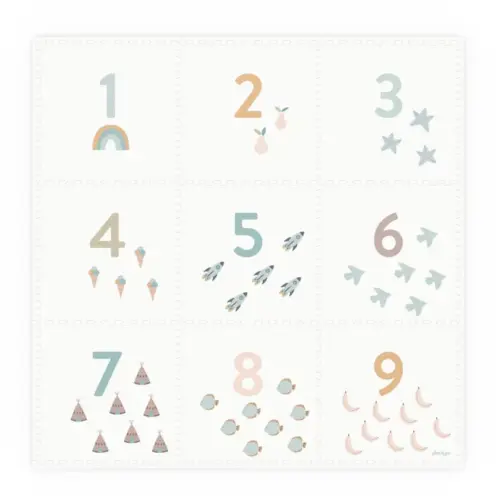 Play&Go Podloga za igru/puzzle - Brojevi (180 x 180 cm)