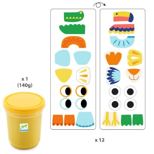 Djeco Plastelin - Životinje