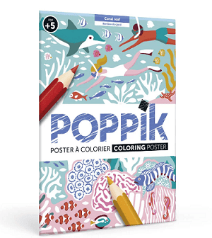 Poppik Poster bojanka Koraljni greben