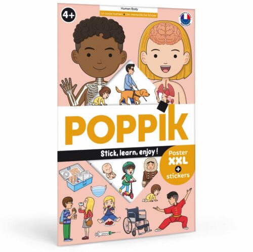 poppik-poster-educatif-stickers-corps-humain-activite-enfant-0-2 Poppik Edukativni poster Ljudsko tijelo