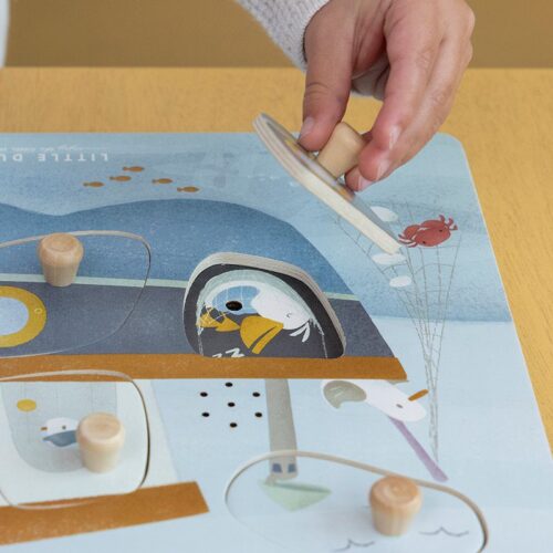 Little Dutch Drvene puzzle sa zvukovima Sailors Bay