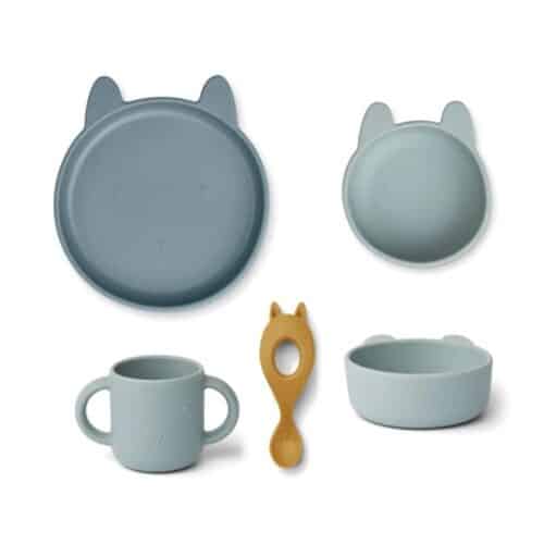 rabbit-multi-mix2 Liewood set za jelo Vivi Rabbit Blue Multi Mix