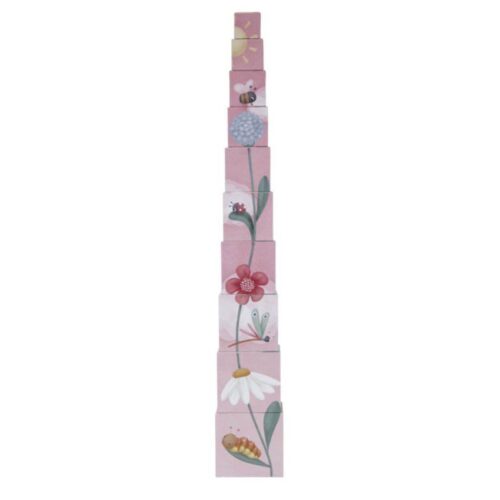 roze-kocke3 Little Dutch Kocke za slaganje Flowers & Butterflies