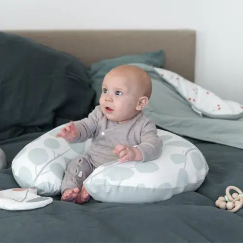 Doomoo Jastuk za dojenje Softy-Leaves Aqua Green