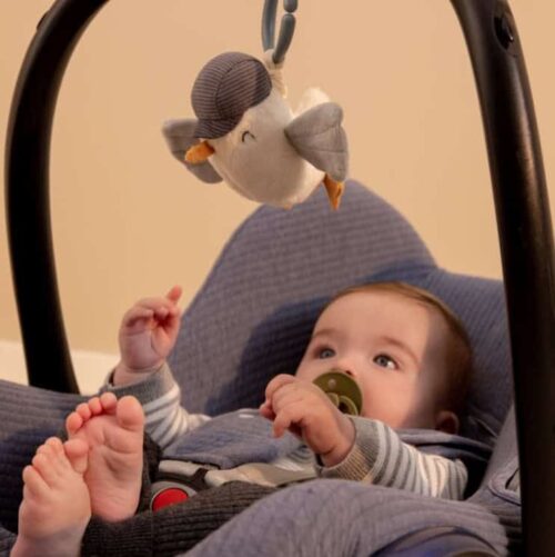 seagull Little Dutch plišana igračka Pull and Shake-Galeb