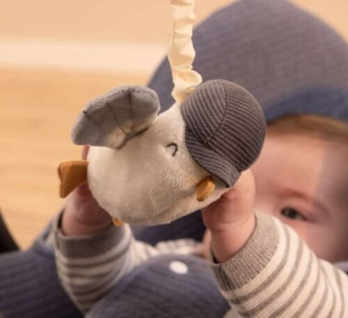 seagull2 Little Dutch plišana igračka Pull and Shake-Galeb