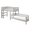 FLEXA CLASSIC Semi-high kutni krevet s ravnim ljestvama 90x200