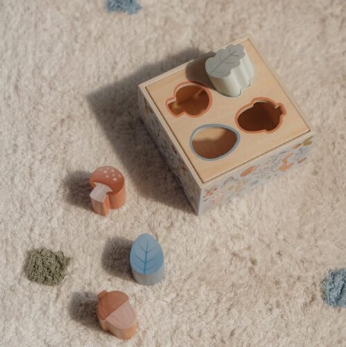 shape-sorter-blue Little Dutch Drvena kocka s oblicima Forest Friends