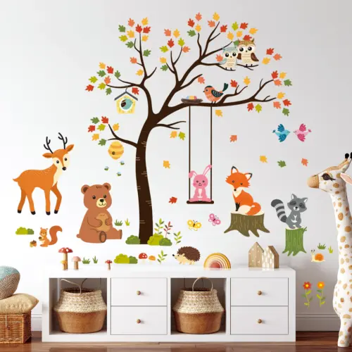 Decowall Drvo i Šumske životinja