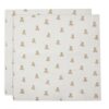 Jollein Swaddle muslin-Teddy Bear 2kom