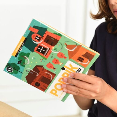 Poppik Tri pra??i?a dje?je naljepnice