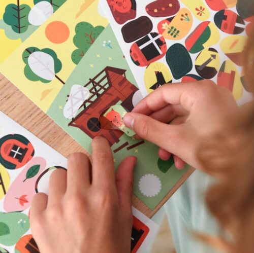 Poppik Tri pra??i?a dje?je naljepnice