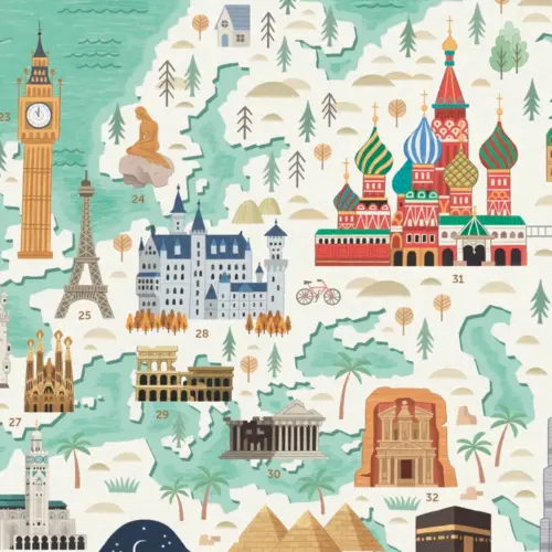 victormedinaillustrateurpoppik_734x734_crop_center Poppik Edukativni poster Put oko svijeta