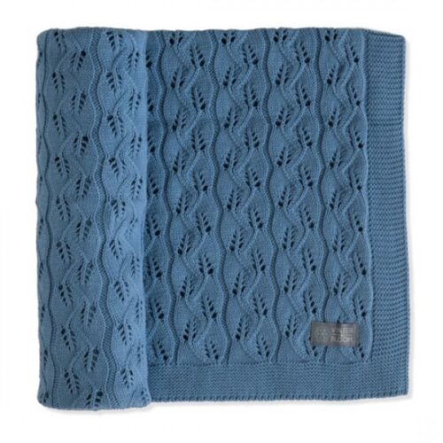 Vinter & Bloom deka Moment Denim Blue