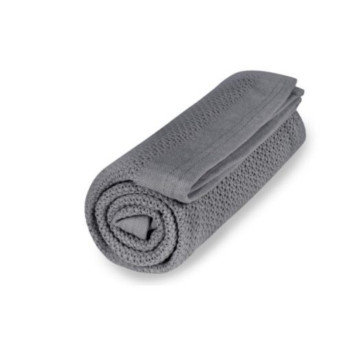Vinter&Bloom deka Soft Grid Steel Grey