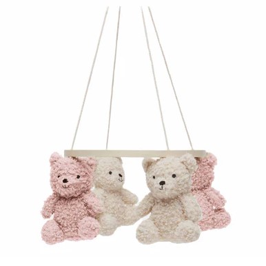 Jollein baby mobile- Medvjedići Wild Rose/Natural