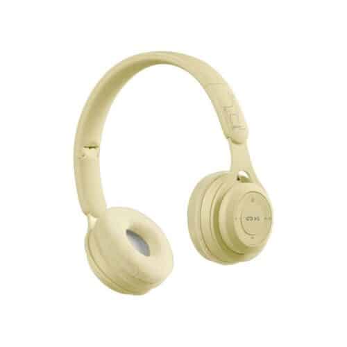 wireless-headphone-yellow-pastel-lalarma-copenhagen Lalarma Bežićne slušalice Yellow