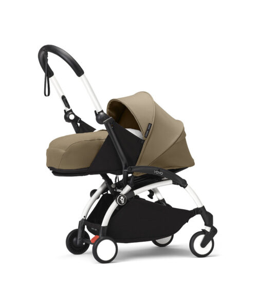 Stokke® YOYO³ kolica s mekanom košarom za novorođenče - bijela šasija