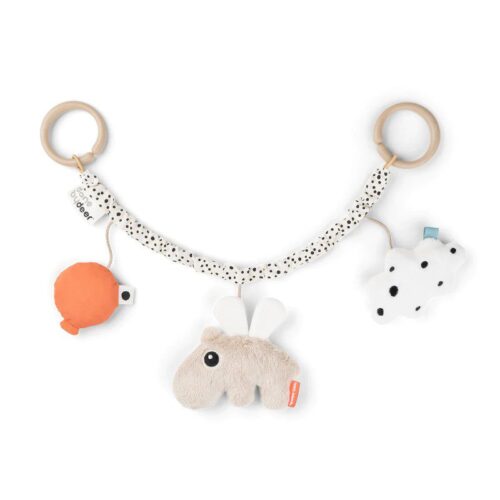 Done By Deer Igračka za kolica Happy Clouds- Sand