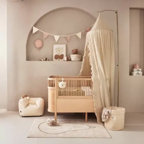 zastve-rozee Jollein Ukrasne zastave-Wild Rose/Ivory