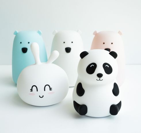 Rabbit&Friends Lampa zeko/USB bijela