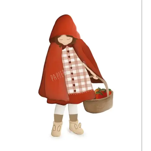 crvenkapica čestitka crvenkapica čestitka