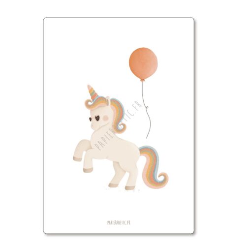 Papier Poetic čestitka Jednorog Papier Poetic čestitka Jednorog