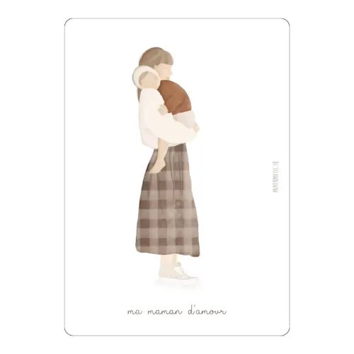 Papier Poetic čestitka My Love Mom Papier Poetic čestitka My Love Mom