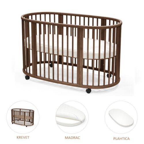 STOKKE SLEEPI BED WARM BROWN