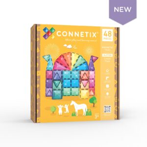 connetix glitter castle pack 48kom