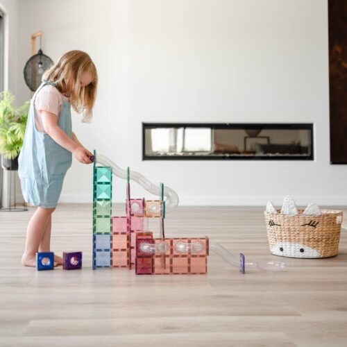 connetix pastel ball run extention pack 80