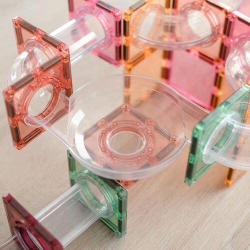 connetix pastel ball run extention pack 80