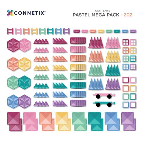connetix pastel mega pack 202kom12 connetix pastel mega pack