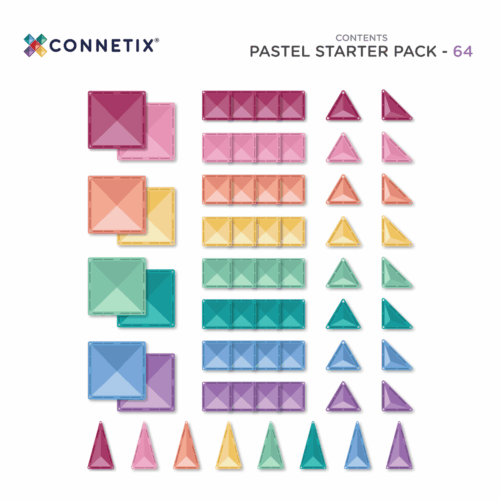 connetix pastel starter pack 64 kom 9 Connetix Pastel Starter pack 64 kom