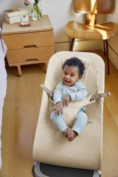 Ergobaby Evolve ležaljka 3u1 mrežasta – Cream