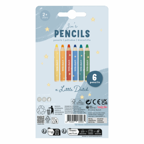 Little Dutch Drvene bojice Jim & Friends