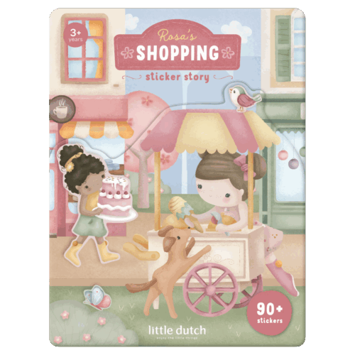 Little Dutch Knjižica s naljepnicama Rosa & Friends