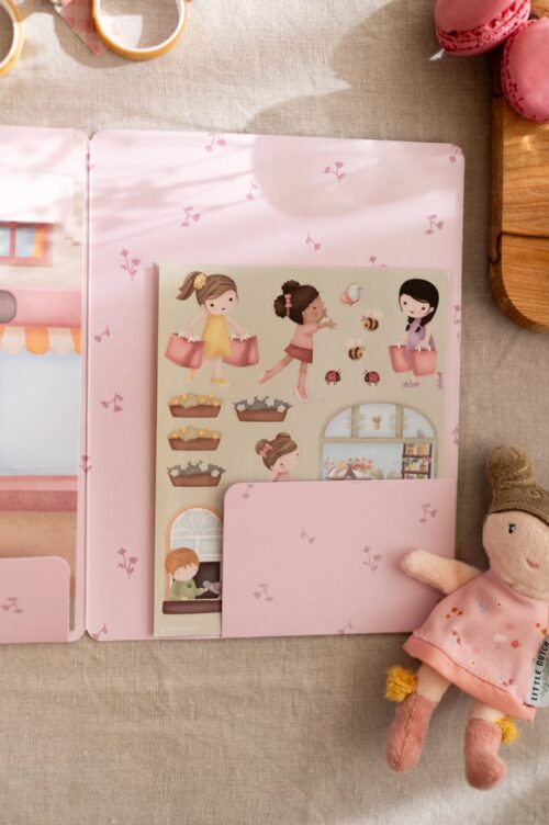 Little Dutch Knjižica s naljepnicama Rosa & Friends