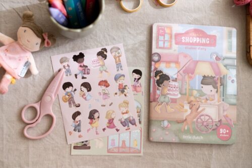 Little Dutch Knjižica s naljepnicama Rosa & Friends