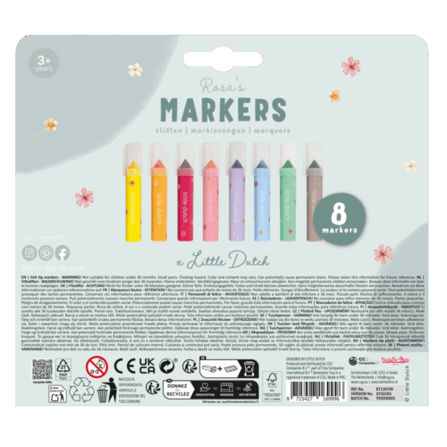 i (2) Little Dutch markeri Rosa