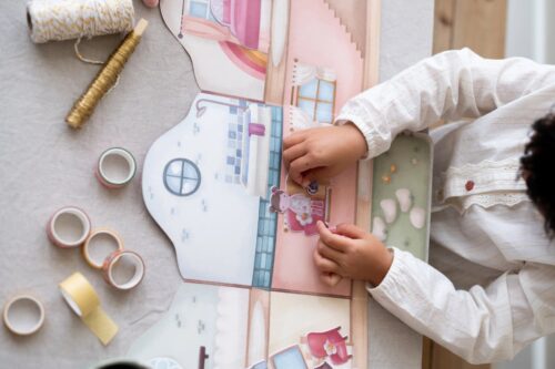 Little Dutch Knjižica s naljepnicama za višekratnu upotrebu Rosa & Friends