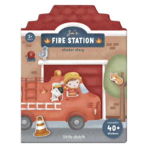 Little Dutch Knjižica s naljepnicama za višekratnu upotrebu Jim & Friends