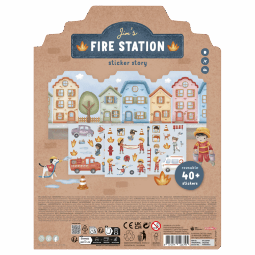 Little Dutch Knjižica s naljepnicama za višekratnu upotrebu Jim & Friends