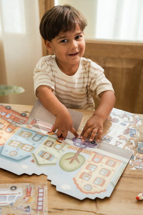 Little Dutch Knjižica s naljepnicama za višekratnu upotrebu Jim & Friends