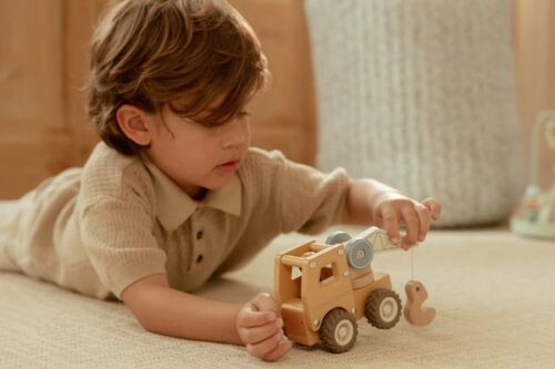 Little Dutch Drveni kamion s dizalicom