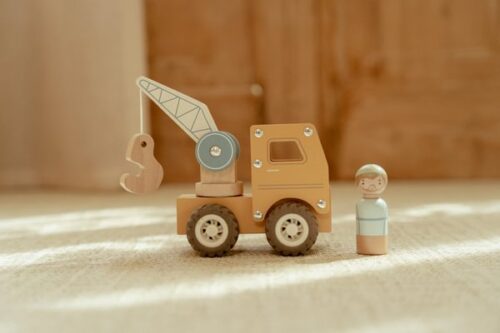 Little Dutch Drveni kamion s dizalicom